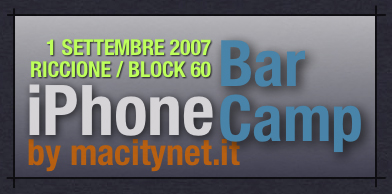 iPhone BarCamp: a Riccione il primo settembre