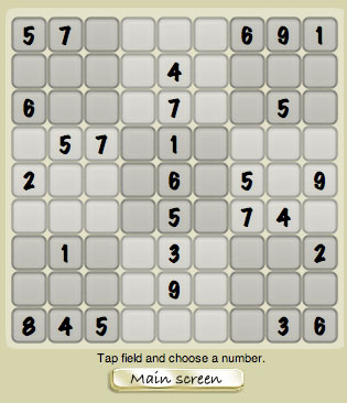 Il Sudoku sull’iPhone