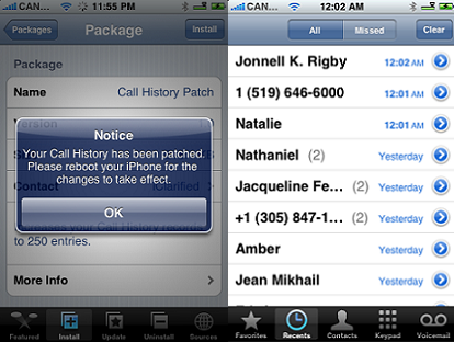 Call History Patch, aumentiamo la memoria del registro chiamate