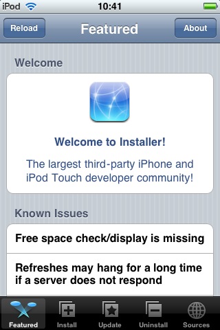 Guida all’uso di Installer