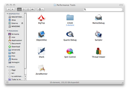 performance tools iphone sdk