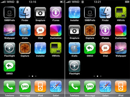 iphone spostare icone tutorial