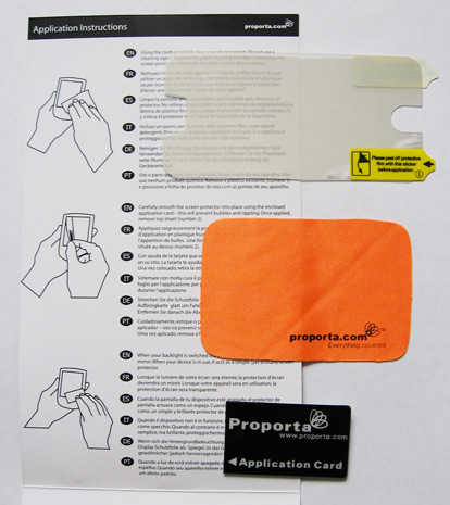 proporta.com mirror screen echo iphone proteggischermo package