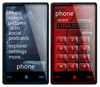 microsoft zune 3g iphone