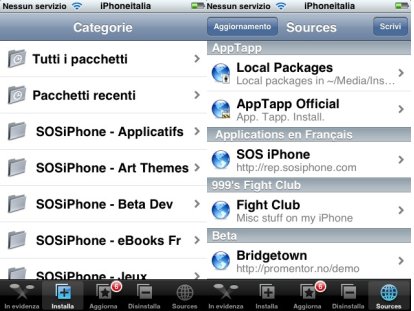 italian for installer