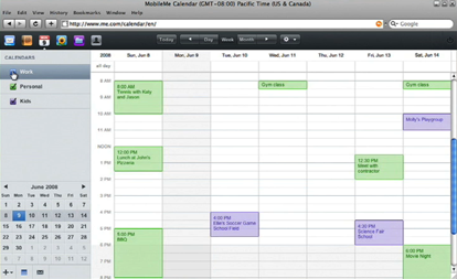 MobileMe Calendar