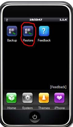 restauremo7 restore