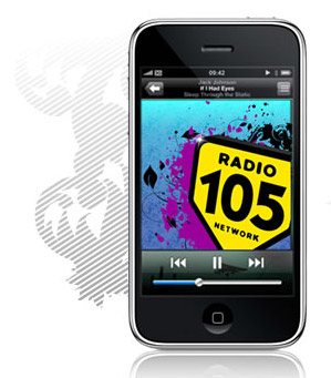 radio 105 iphone 3g