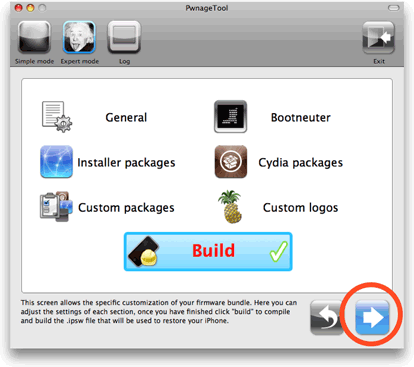 guida_pwnage_tool8 guida pwnage tool sblocco iphone 2g firmware custom 2.0.1 cydia installer app store