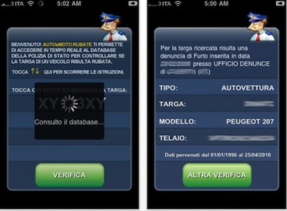 Auto e Moto rubate: il database dei veicoli rubati