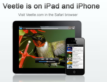 Veetle: il portale di video streaming ora compatibile con iPad