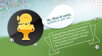 Vinci gli iPad in palio con Worldcup Waze!